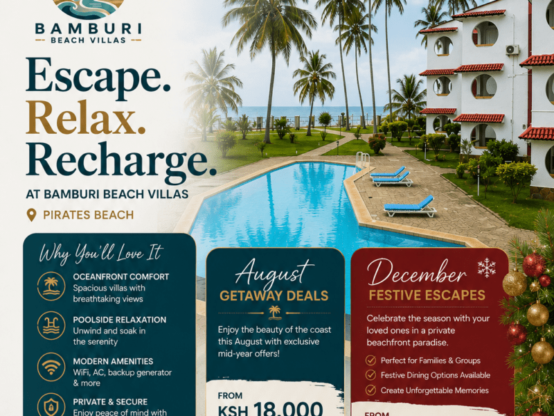 Bamburi Beach Villas – Mombasa